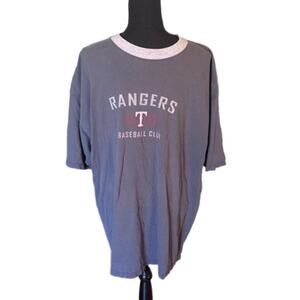 Texas Rangers Grey Majestic Shirt – MLB Official, Vintage Style